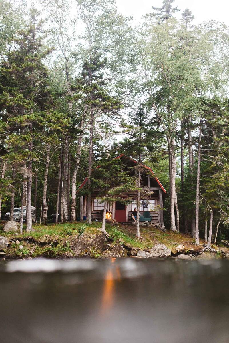 Moosehead Lake cabin.