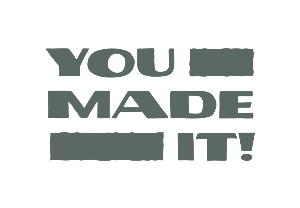 Allagash Bungalow sign displayed in the front window saying you made it!
