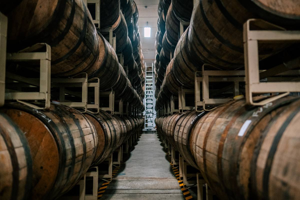 Allagash Curieux barrels