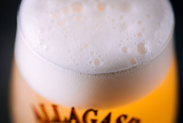 A close-up look at a perfectly poured chalice of Allagash White