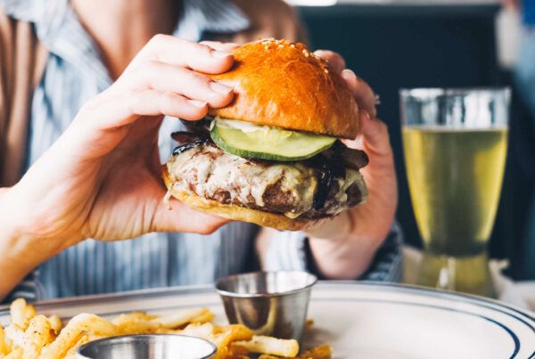 There are fewer food and beer pairings more classic than a big burger and a beer.