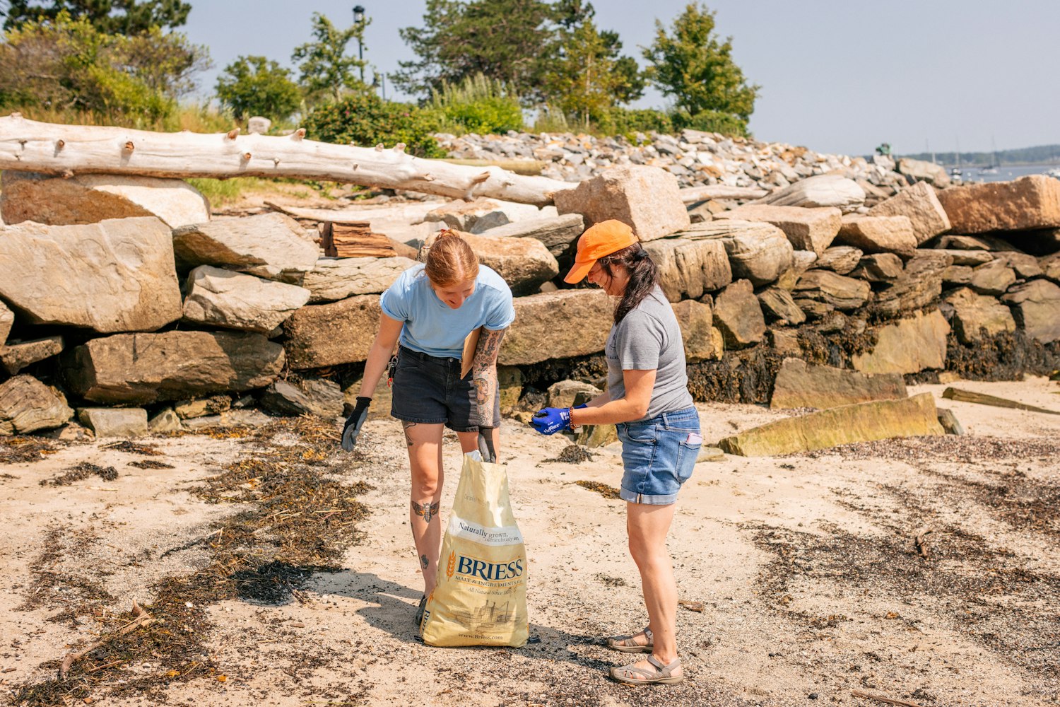 Allagash Brewing East End Beach Cleanups