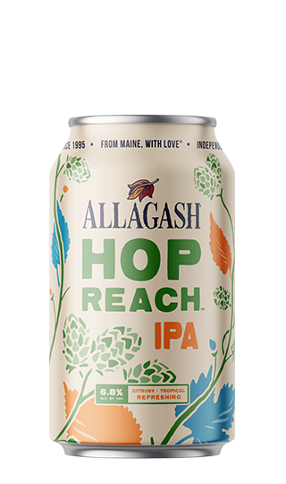 Allagash Hop Reach 12 oz. can is one of the many ways to enjoy our citrusy, tropical, and refreshing IPA.