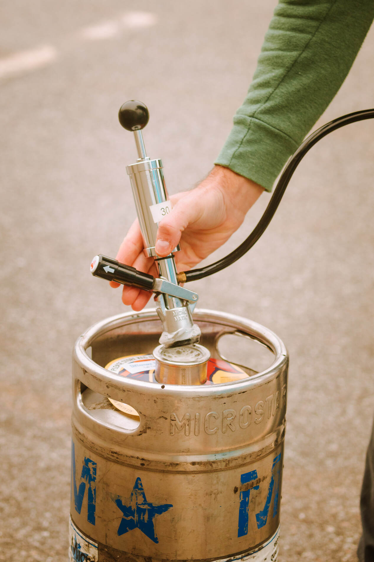 Tapping a Keg directions