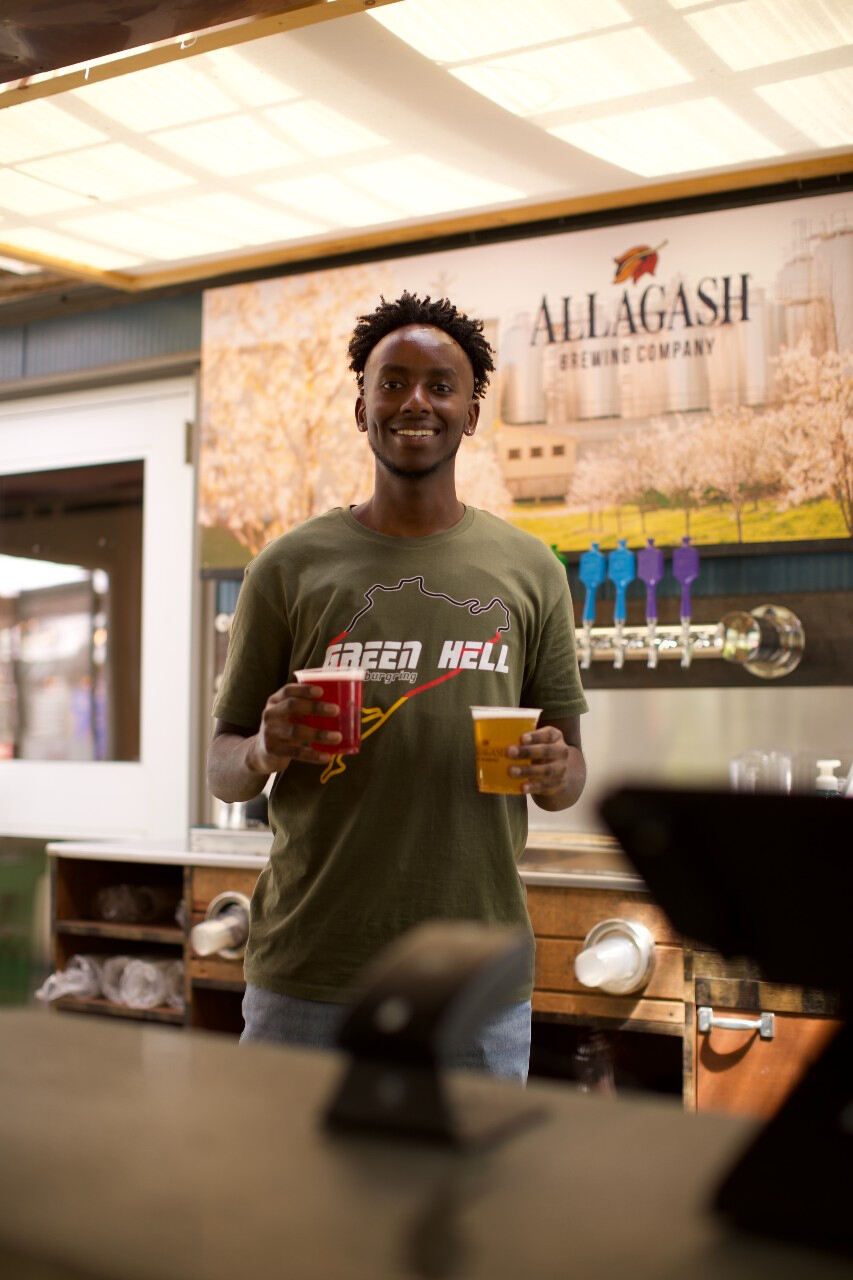 One of Allagash's first paid interns - Ken Gatore