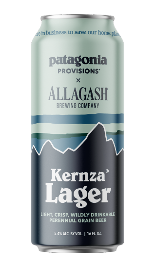 Allagash x Patagonia Provisions 16 oz. can of Kernza Lager
