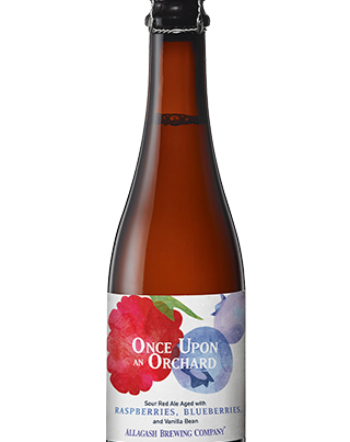 Once Upon an Orchard with raspberries, blueberries, and vanilla bean