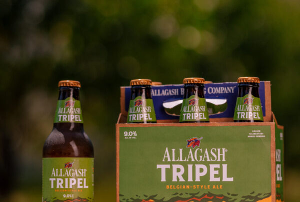 Allagash Tripel in a 6-pack of 12 oz. bottles