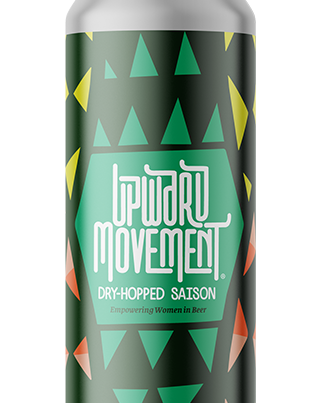 Allagash Upward Movement is a dry-hopped saison brewed by our Pink Boots team to benefit the Pink Boots Society.