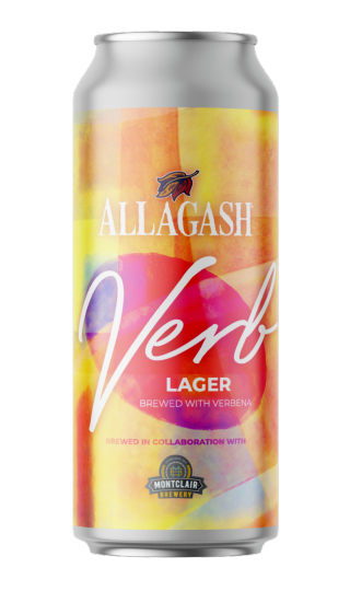 Verb, a lager with lemon verbena brewed in collaboration between Allagash and Montclair Brewery.