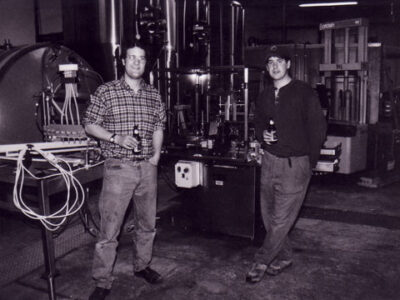 The first two employees Allagash Brewing Company