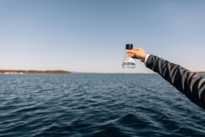 A sample of Sebago Lake