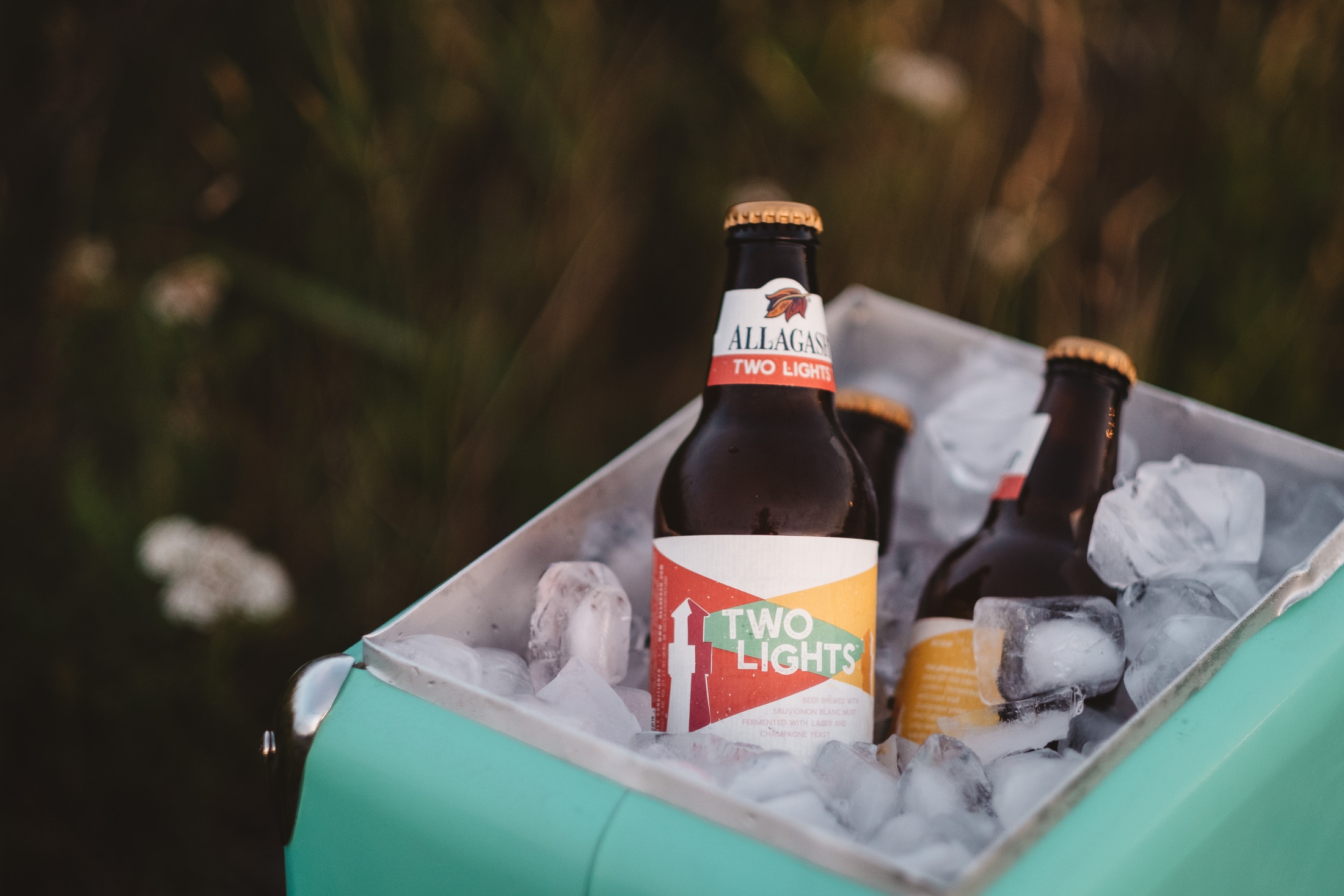 12 oz. beer in a cooler